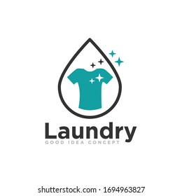 Laundry Logo Icon Design Vector