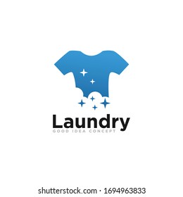 Laundry Logo Icon Design Vector