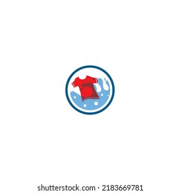laundry logo icon with vector illustration