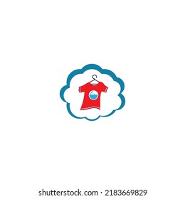 laundry logo icon with vector illustration