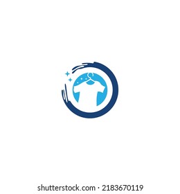 laundry logo icon with vector illustration
