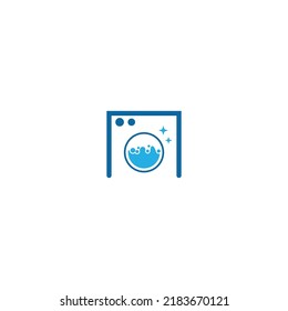 laundry logo icon with vector illustration