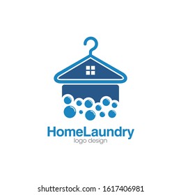 Laundry Logo and Icon Vector Template