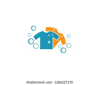 Laundry logo illustration