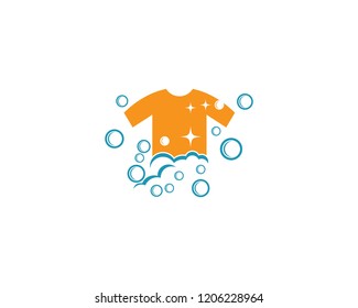 Laundry logo illustration