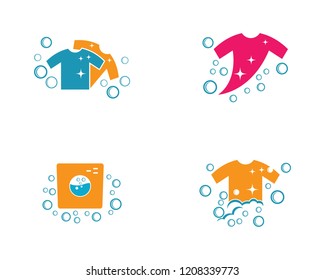 Laundry Logo Illustration Stock Vector (Royalty Free) 1208339773 ...