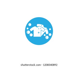Laundry logo illustration