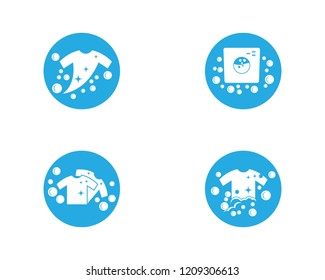 Laundry logo illustration