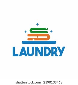 laundry logo illustration vector design