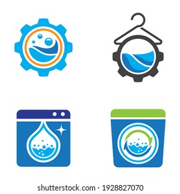 Laundry logo images illustration designs