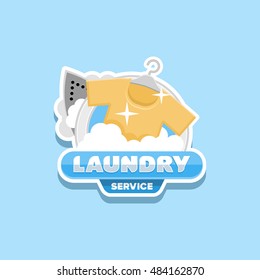 laundry logo template