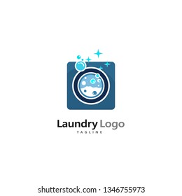 Laundry Logo Template Design