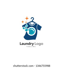 Laundry Logo Template Design