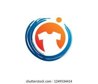 Laundry Logo Template Design Vector, Emblem, Concept Design, Creative Symbol, Icon