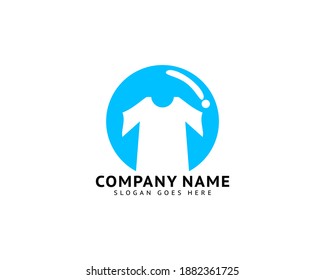 Laundry Logo Template Design Vector