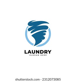 Laundry Logo Template Design Vector