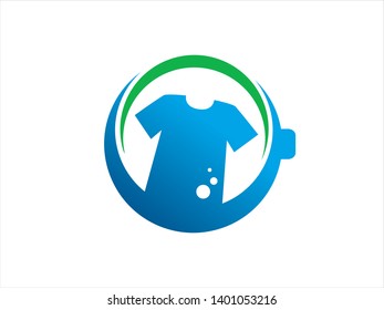 Laundry Logo Template, Icon, Symbol