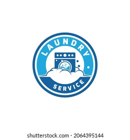 Laundry Logo Template Washing Logo Concept Stock Vector (Royalty Free ...