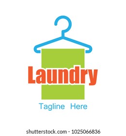 laundry logo with text space for your slogan / tag line, vector illustration
