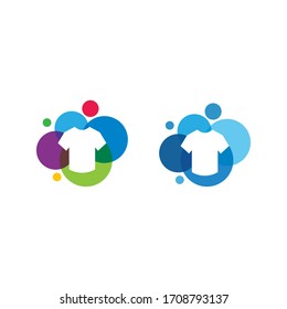 Laundry logo vector icon template