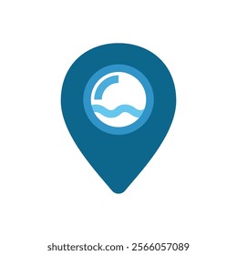 Laundry Logo Vector Icon Template Illustration