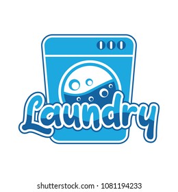 laundry logo, vector illustration