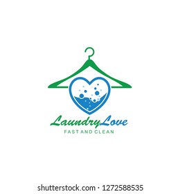 Laundry Love  Icon Logo