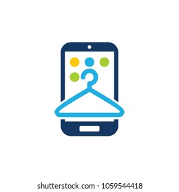Laundry Mobile Phone Logo Icon Design