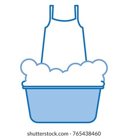 laundry pot with blouse