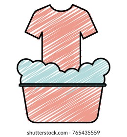 laundry pot with shirt