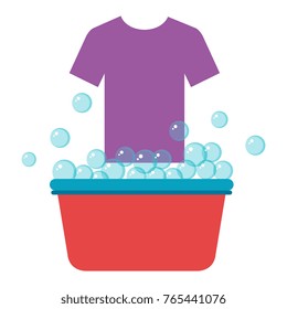laundry pot with shirt