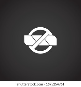 Laundry related icon on background for graphic and web design. Creative illustration concept symbol for web or mobile app.