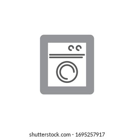 Laundry related icon on background for graphic and web design. Creative illustration concept symbol for web or mobile app.
