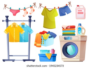 Laundry room equipment for wash and dry clothes