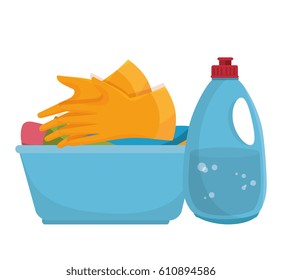 laundry room flat icons