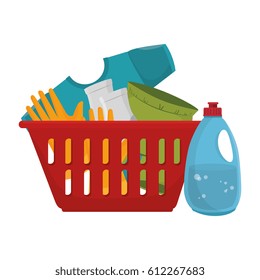 laundry room flat icons