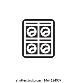 laundry room icon. Simple glyph, flat vector of Laundry icons for UI and UX, website or mobile application