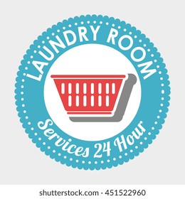 laundry room isolated icon design, vector illustration  graphic 