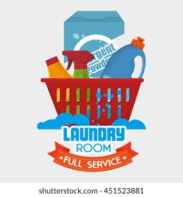 laundry room isolated icon design, vector illustration  graphic 