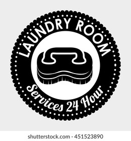 laundry room isolated icon design, vector illustration  graphic 