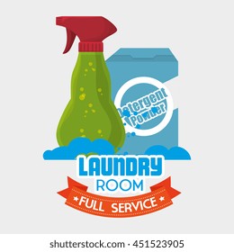 laundry room isolated icon design, vector illustration  graphic 