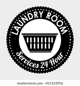 laundry room isolated icon design, vector illustration  graphic 