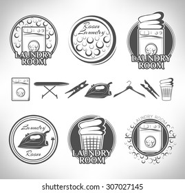 Laundry Room label and badge