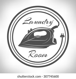 Laundry Room label and badge