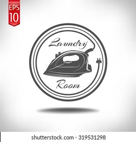 Laundry Room label and badge