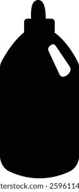 Laundry saop silhouette vector design with white background.