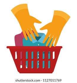 laundry service basket equipment
