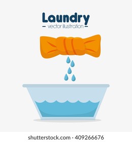 laundry service  concept  design 