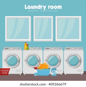 laundry service  concept  design 