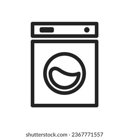Laundry service icon outline style vector